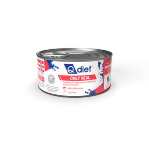 Q.diet Only Veal 150gr Lattina conf 12 pz