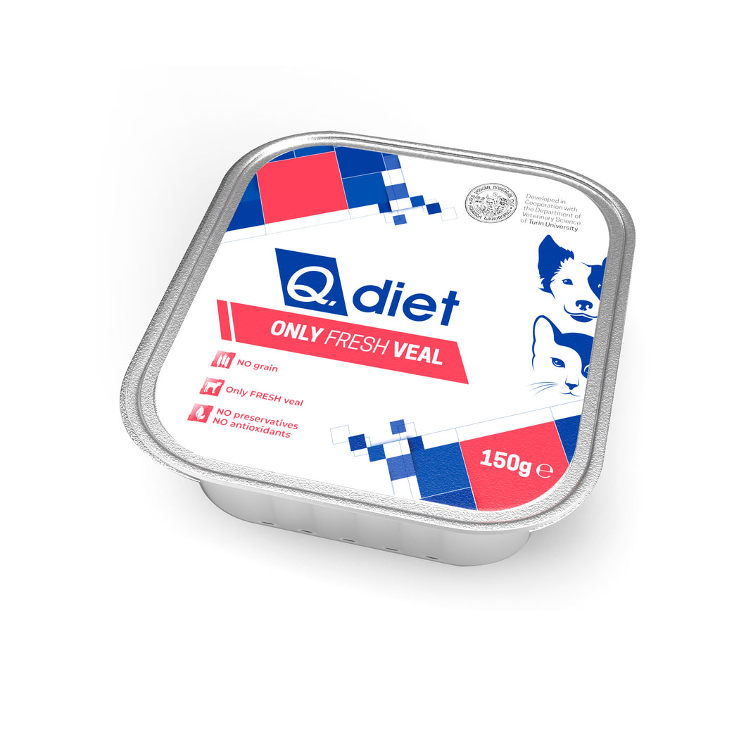 Q.diet Only Fresh Veal 150gr conf 11 pz